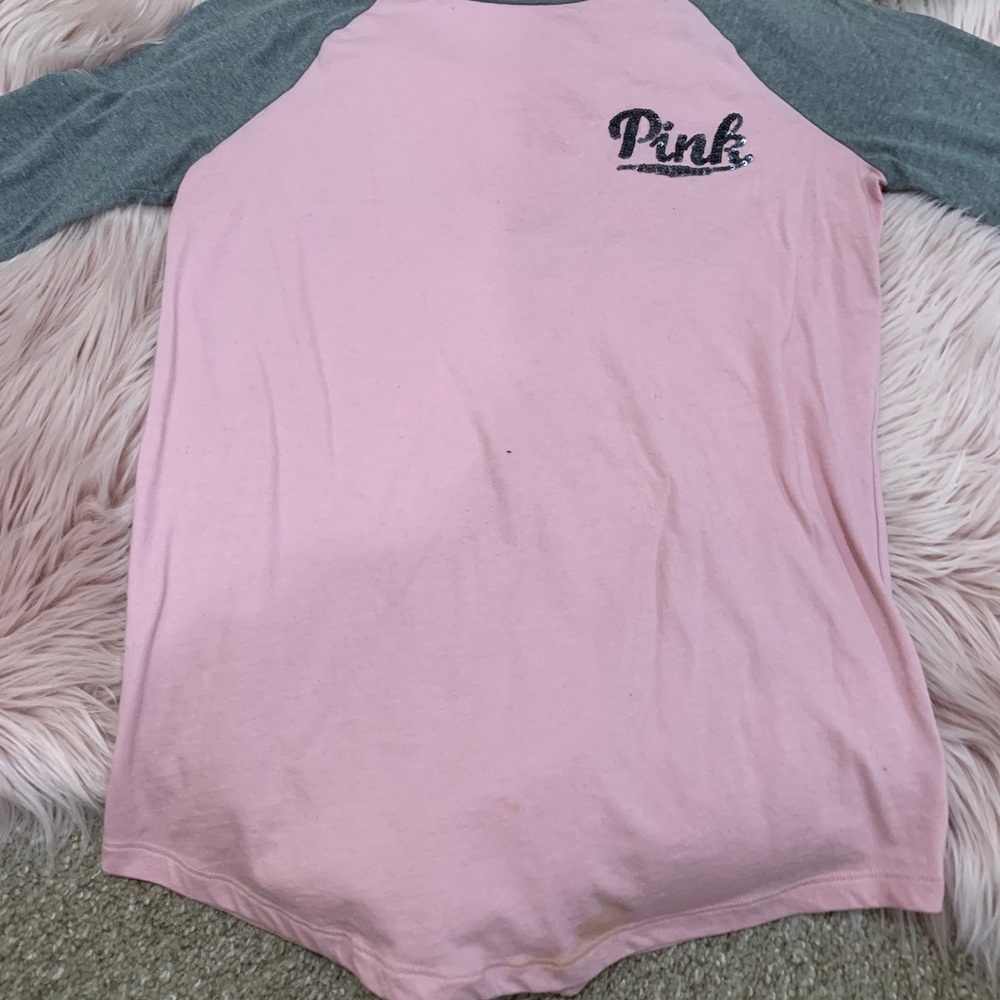 Pink by victoria secret sequin top